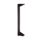 Black metal stand on a white background