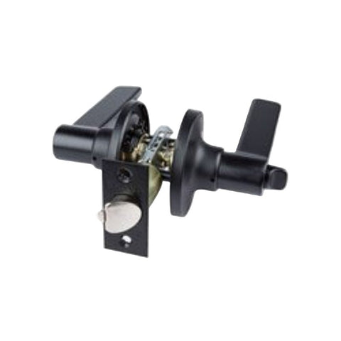 Brava Urban Le Series Tiebolt Entrance Lever Set Lw4 Profile Kd Adjustable 60/70mm Backset Matt Black - Lex900b - primehardware