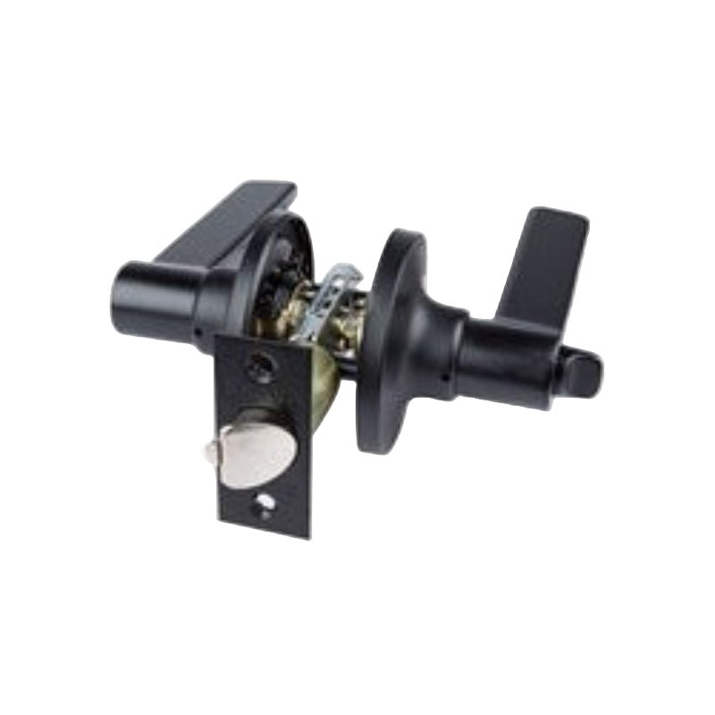 Brava Urban Le Series Tiebolt Entrance Lever Set Lw4 Profile Kd Adjustable 60/70mm Backset Matt Black - Lex900b