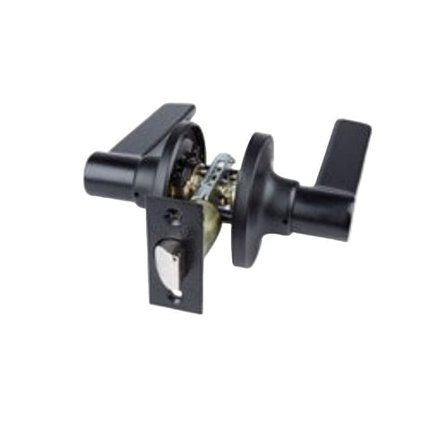 Brava Urban Le Series Tiebolt Passage Lever Set Adjustable 60/70mm Backset Matt Black - Lex903b - primehardware