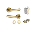 Iver Puerto Door Lever on Round Rose | Entrance Kit (Key/Key) | 5 Finishes