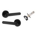 Iver Puerto Door Lever on Round Rose | Inbuilt Privacy Kit | 5 Finishes