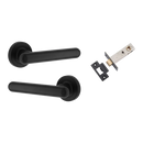Iver Puerto Door Lever on Round Rose | Passage Kit | 5 Finishes