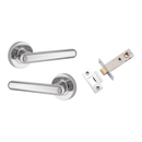 Iver Puerto Door Lever on Round Rose | Inbuilt Privacy Kit | 5 Finishes