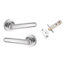 Iver Puerto Door Lever on Round Rose | Passage Kit | 5 Finishes