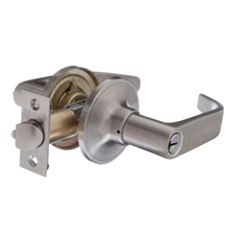 Brava Urban Ln Series Tiebolt Entrance Lever Set Lw4 Keyed To Differ Adjustable 60/70mm Backset Satin Stainless Steel - Ln600b - primehardware