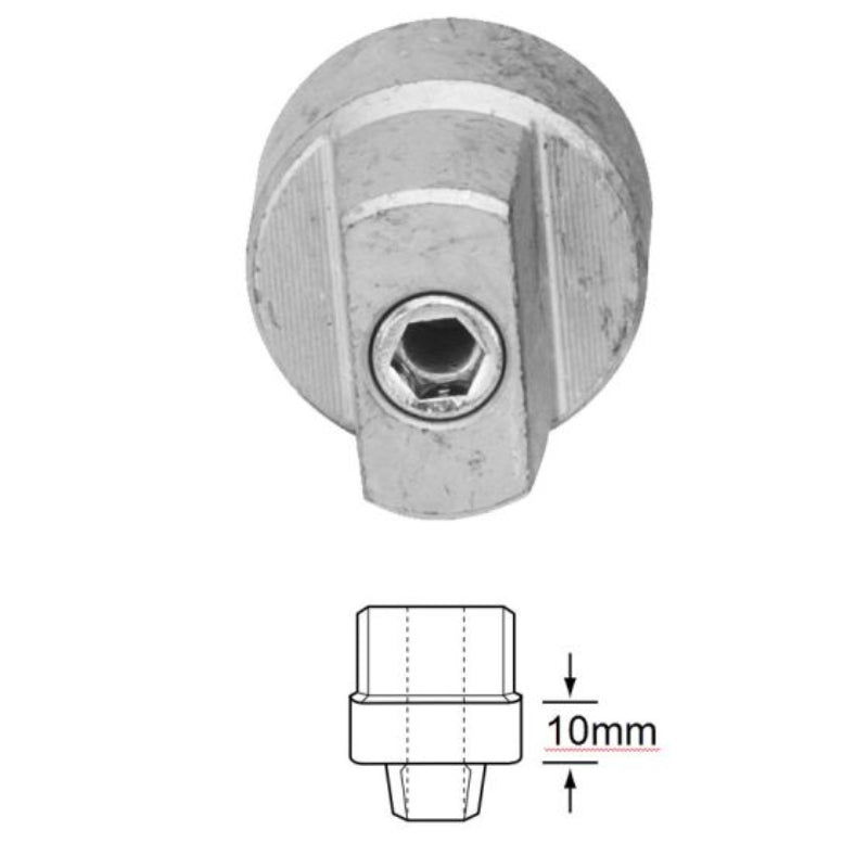 Lockwood 8800 Series Extended Pivot Insert x 10mm No Finish  SP884-60-10
