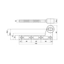 Lockwood Offset Arm (Bottom) LH RH No Finish ST80 - 392 - primehardware