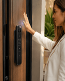 Yale Luna Elite+ Smart Mortice Lock — FaceScan & PalmScan | Nova Graphite - primehardware