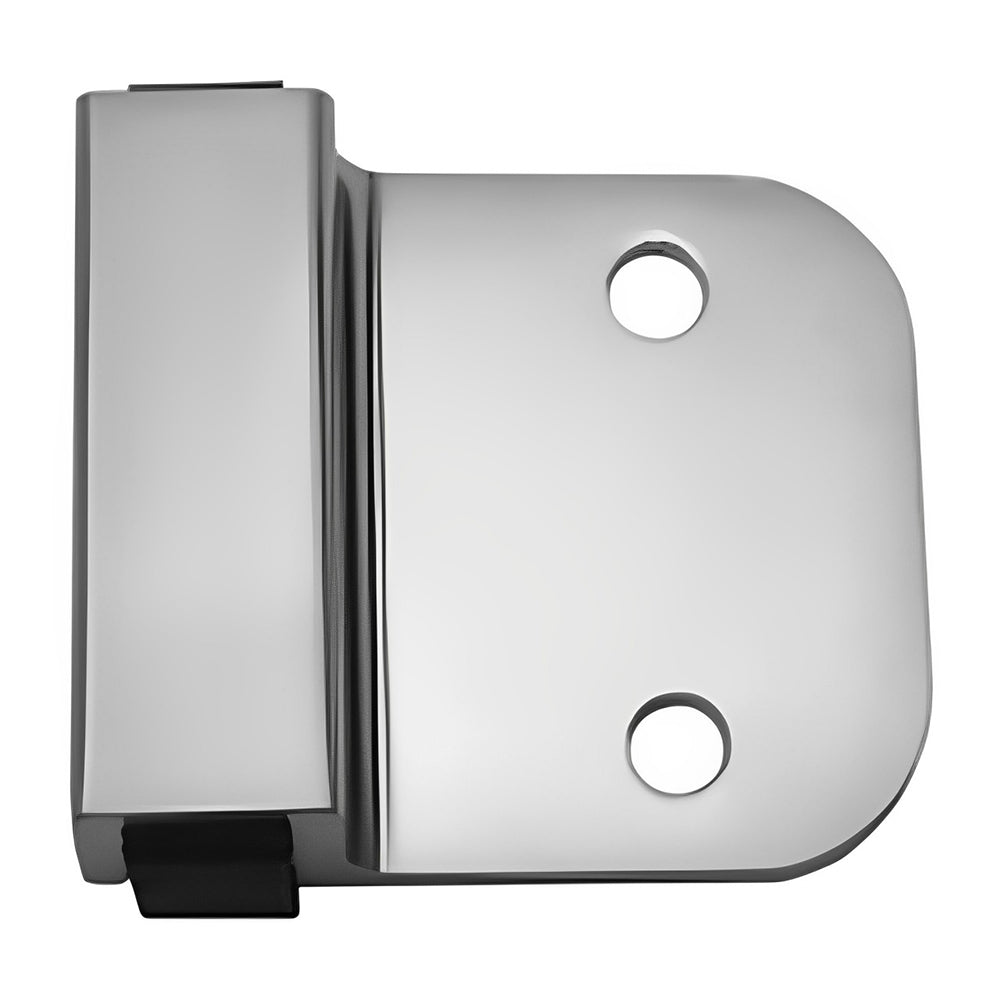 Metlam Round Edge Door Bumper Visible Screw Fix Satin Chrome