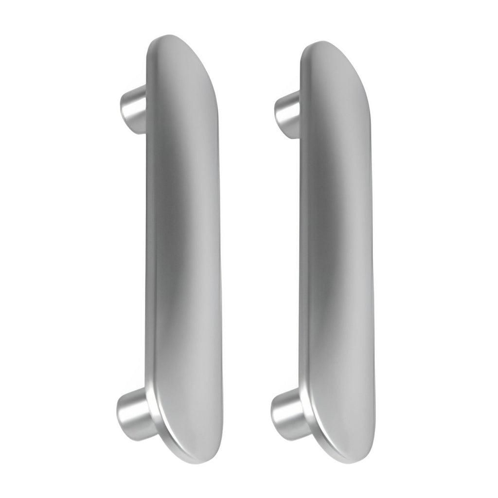 Metlam Concealed Fix Face Plates Satin Chrome