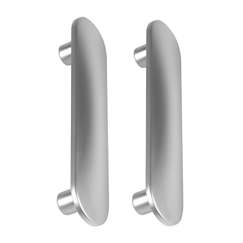 Metlam Concealed Fix Face Plates Satin Chrome