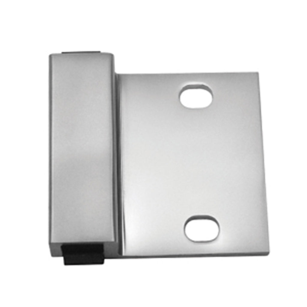 Metlam 107 Door Bumper Bolt Through Fixings Satin Chrome Plate
