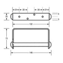 Metlam Single Toilet Roll Holder Satin Stainless Steel - image 3