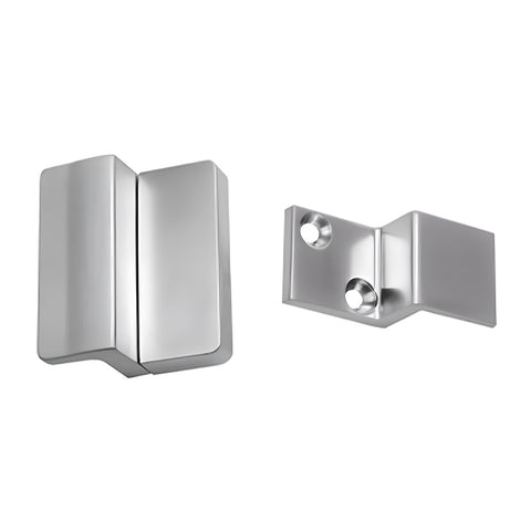Metlam Lift Off Staple Satin Chrome Concealed Screw Fix