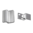 Metlam Lift Off Staple Satin Chrome Concealed Screw Fix