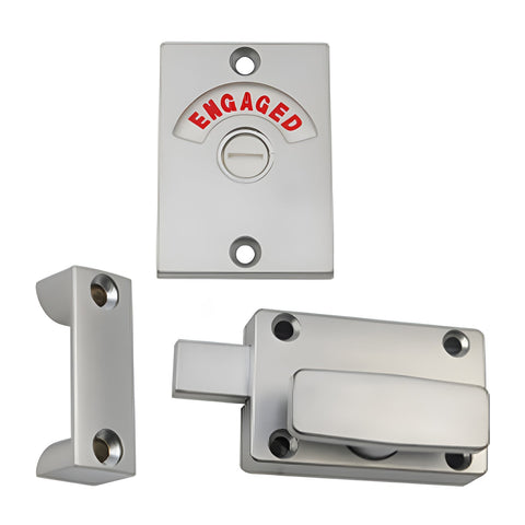 Metlam Lock and Indicator Set 200 Satin Chrome
