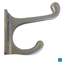 Metlam Double Coat Hook Satin Chrome Plate - image 2