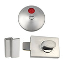 Metlam Lock and Indicator Set Concealed Screw Satin Chrome