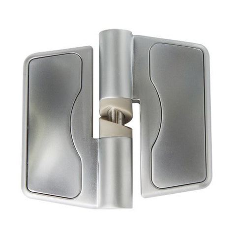 Metlam Gravity Hinge Concealed Bolt Through Fix Satin Chrome Plate Hold Closed Left Hand - image 4