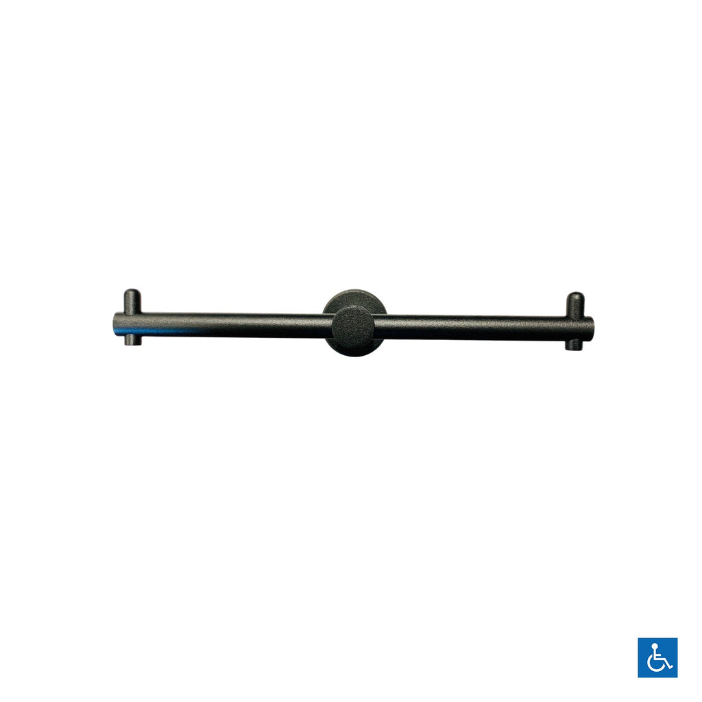 Metlam Double Toilet Roll Holder Matt Black
