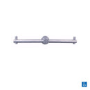 Metlam Double Toilet Roll Holder Satin Stainless Steel