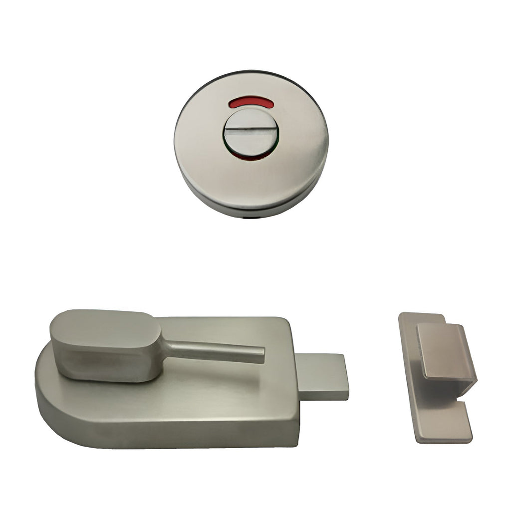 Metlam Ambulant Lock and Indicator with Bumper Stainless Steel