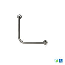 Metlam 90 Degrees Ambulant Grab Rail 450x450mm Antimicrobial Coated