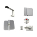 Metlam Ambulant Essential Toilet Partition Hardware Kit Concealed Fix Hold Open Right Hand