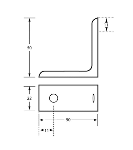 Metlam Angle Bracket Aluminium - image 2