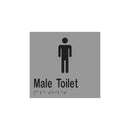 Metlam Toilet Braille Signage 160x150mm Female - image 3
