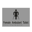 Metlam Toilet Braille Signage 220x150mm Male - image 3