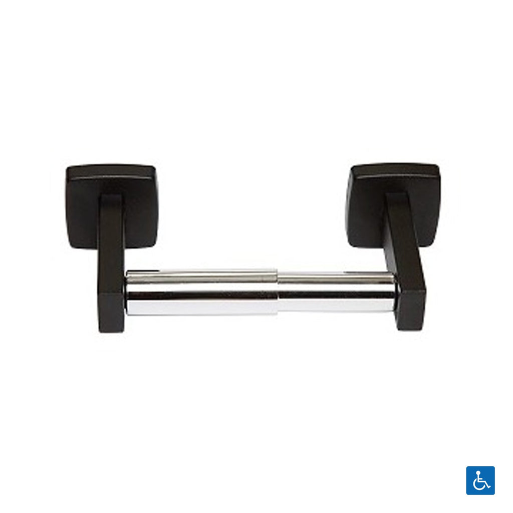 Metlam Single Toilet Roll Holder Concealed Fix Matt Black