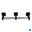 Metlam Double Toilet Roll Holder Concealed Fix Matt Black