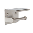 Metlam Single Toilet Roll Holder with Shelf Top Satin Stainless Steel