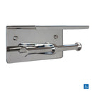 Metlam Double Toilet Roll Holder with Shelf Top Polished Stainless Steel