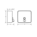 Metlam Square Button Pump Soap Dispenser 157x179x87mm Satin Stainless Steel - image 2