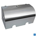 Metlam Double Toilet Paper Holder Lockable Satin Stainless Steel