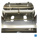 Metlam Double Toilet Paper Holder Lockable Satin Stainless Steel - image 2
