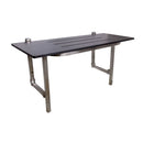 Metlam Folding Shower Seat in Compact Laminate Satin Stainless Steel