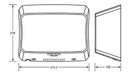 Metlam EcoSlender Slimline Automatic Operation Hand Dryer Designer Black - image 2