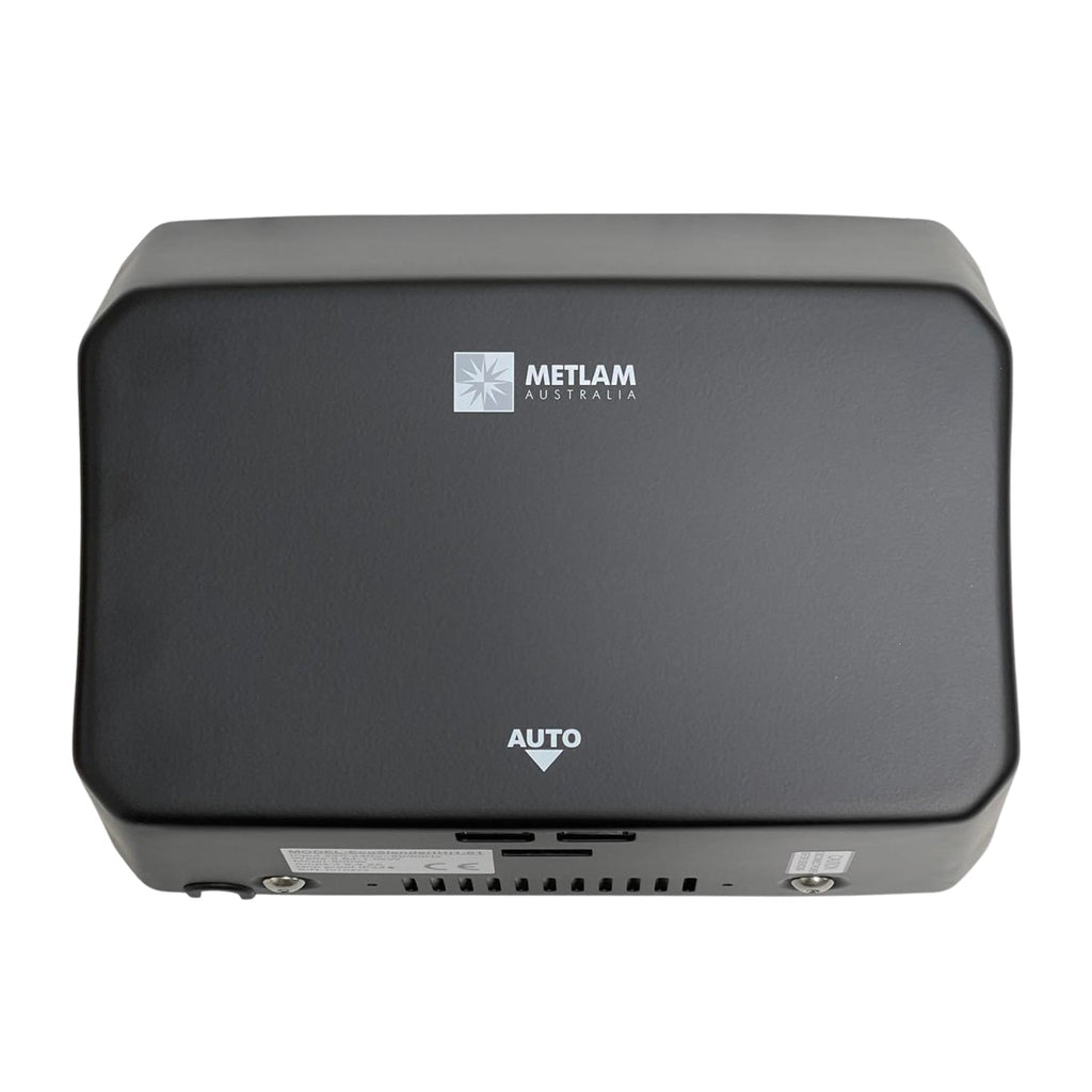 Metlam EcoSlender Slimline Automatic Operation Hand Dryer Designer Black