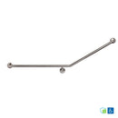 Metlam 30 Degrees Flush Mount Side Wall Grab Rail Antimicrobial Right Hand