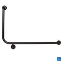 Metlam Side Wall Grab Rail 90degree Right Hand Matt Black