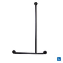 Metlam Offset Shower Grab Rail Left Hand Matt Black - image 4