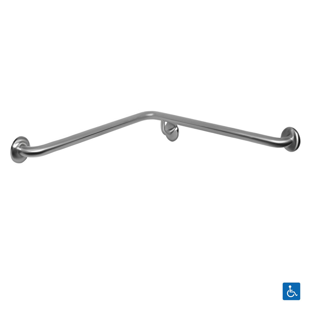 Metlam Corner Shower Grab Rail Left Hand