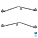Metlam Corner Shower Grab Rail Right Hand - image 2