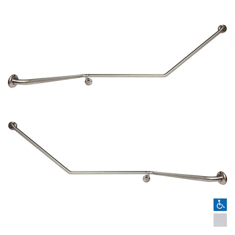 Metlam Wrap Around Grab Rail 30degree Left Hand - image 2