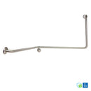 Metlam Wrap Around Grab Rail Left Hand Satin Stainless Steel - image 4