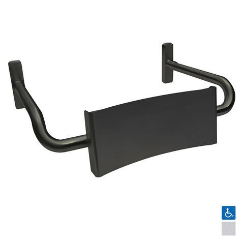 Metlam Vandal Proof Curved Rail Backrest Antimicrobial Coated - image 2
